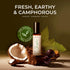 Set Set 2x0.34 oz Camphor Roll On & Manuka Oil for Skin - Essential Oils Aromatherapy Roll On with Essential Oil - fl