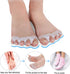 2 Pairs Toe Separators for Bunion, Toe Spreader Gel, Bunion Corrector for Women Men, Gel Toe Spacers, Hammer Toe Straightener, Toe Correctors, Toe Stretcher for Foot Pain Relief, Overlapping Toes