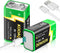 9V Rechargeable Batteries, High Capacity 1300mAh (2024 New Version) for Smoke Detector/Alarms, Metal Detector,