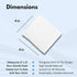 Dealmed 4" x 4" Surgical Sponges, 12-Ply Absorbent Woven Gauze Pads, 200 Count for First Aid