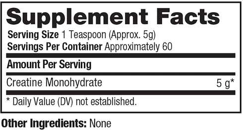 ProLab Creatine Monohydrate Micronized Powder, Sports Nutrition Supplement for Muscle Mass, Strength, Endurance (300g)