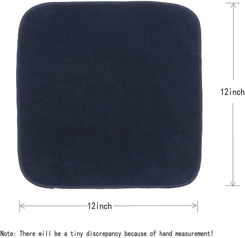 VeraSong 12inch 12inch 10 Pack Microfiber Dish Cloths Fast Drying Kitchen Cleaning Cloth Dish Rags Dust Cloths Ultra