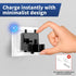 Wall Charger Base for Oral-B Braun Electric Toothbrush, Model 3757, Black, Wall Mounted Adapter Power Replacement