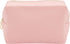 3 Pack Faux Leather Makeup Bag - Travel Cosmetic Pouches in 3 Pastel Colors