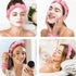 Spa Headbands for Washing Face, Wristband Set, Soft Terry Towel Hairband for Women, Non-Slip Thick Hair Headwear