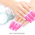 Teenitor Nail Polish Gel Remover Tool Kit with Soak Off Clips, Cuticle Pusher, Peeler, Scraper, and Nail Brush