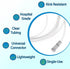 7 Foot Oxygen Nasal Cannula - 5 Pack Soft Fit Cannulas for Oxygen, Lightweight Kink Resistant Tubing