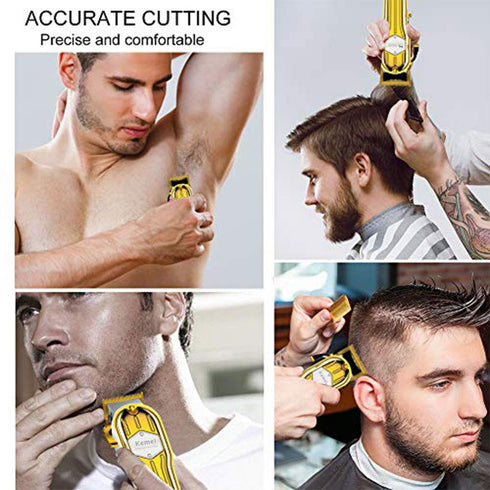 KEMEI 1986/1984 Electric Haircut Scissors USB Charging Cable, Black
