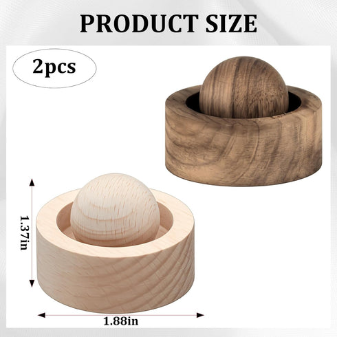 ZCXETP 2Pcs Wood Diffuser for Essential Oils, Passive Diffuser, Small Oil Diffuser Suitable for Bedrooms, Living Rooms