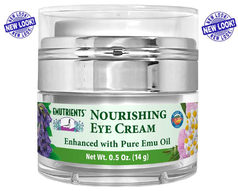 Montana Emu Ranch Nourishing Eye Cream, 0.5 Ounce, Enhanced with Pure Emu Oil