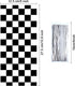 Blulu 100 Pieces Cellophane Car Candy Bags, Black White Checkered Racing Treat Bags, Plastic Race Gift Goodie Sack for