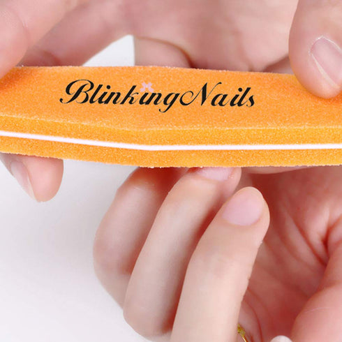 Sponge Nail File and Buffers for Nail Art Care, Double Sides Design 100/180 Grit Nail Buffer Pack of 10