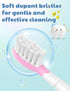 Toptheway Kids Toothbrush Heads for Philips Sonicare, 8 Pack for Kids 7+, Pink & Green