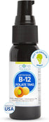Core Med Science Liposomal B12 Folate TMG Liquid Spray Supplement, Supports Mood and Heart Health, 1 Fl Oz