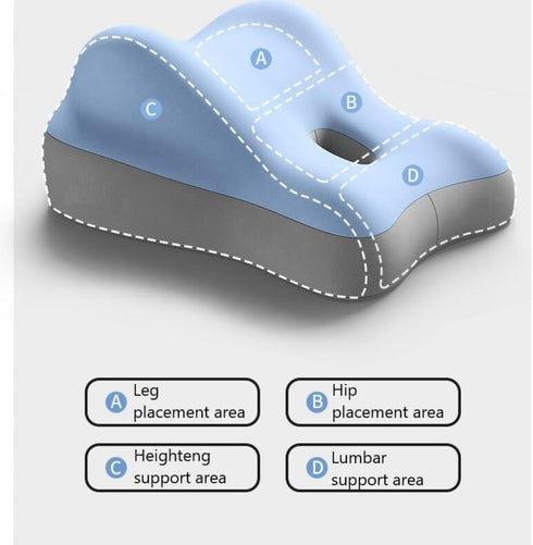 ZGWRYI 2025 Couples Butt Cushion Low-Profile Design Couples Pillow for Intimacy Recovers After Impact Provides Intimacy