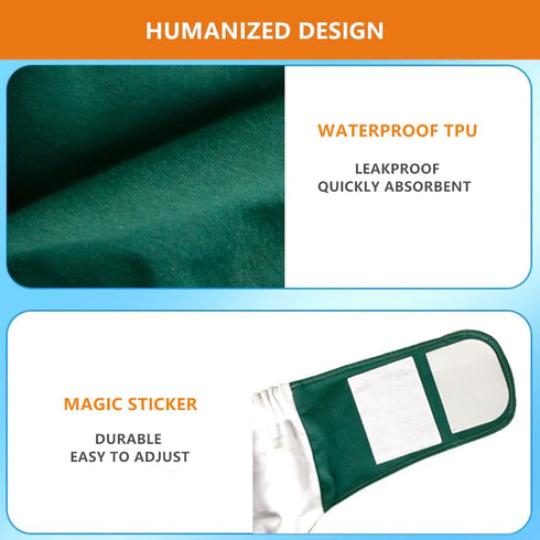 WEEOATAR Unisex Reusable Adult Cloth Diaper,Washable Swim Nappies,Adjustable Incontinence Pocket Diaper with Magic