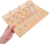 Wooden Finger Strengthening Pegboard for Enhanced Hand Flexibility - KOMBIUDA