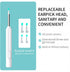 ?1296p?Ear Picker with Camera - Light-up Ear Picker, 8-Piece Set, Ear Cleaner for iOS and Android, Black