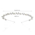 SWEETV Silver Pearl Flower Girl Headpiece Girls Headband for Wedding Princess Hair Accessories Birthday Party