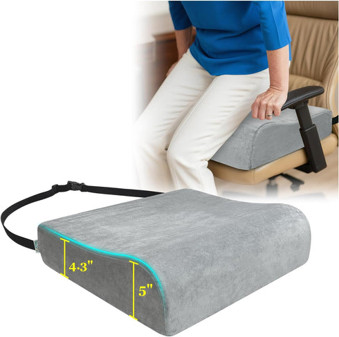 Adult Seat Booster Chair Lift Cushions for Elderly, Office Extra Thick Large