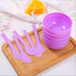 AKOAK Facial Mask Mixing Bowl + Spoon, Reusable Color Mixing Bowl for Facial Masks, 10 Pieces