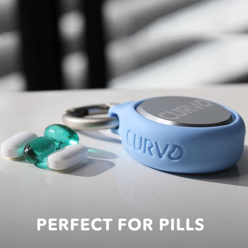 Premium Carrying Case - Durable Travel Keychain Container, Small Waterproof Holder for Earplugs, Pills, Coins