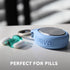 Premium Carrying Case, Durable Small Waterproof Holder for Earplugs, Pills, Coins, Compatible with Loop, Eargasm & Vibes