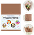 NEBURORA 120 Sheets Brown Tissue Paper 14 x 20 Inches Dark Brown Wrapping Tissue Paper Bulk Brown Wrap Paper Sheets for Gift Bags Packaging Floral Filler Crafts Birthday Christmas Holiday Decor(Brown) by NEBURORA