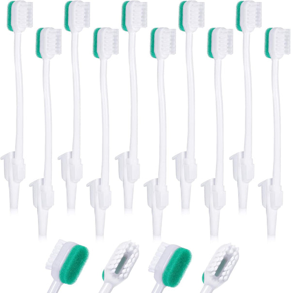 10 Pcs Suction Swab Toothbrush Care - Disposable Oral Swabs for Suction Machine, Individually Wrapped