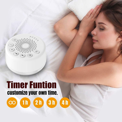 Sound Machine Easysleep - White Noise Machine with 25 Soothing Sounds and Night Lights for Relaxation