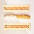 Rixoxo 100Pieces Packaging (14inch 100PCS) French Bread Bags Bakery Bags with Window Large Baguette Bread Bags Kraft