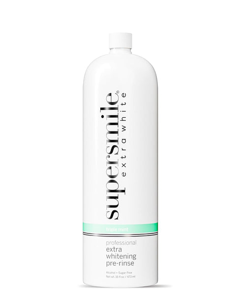 Supersmile Extra Whitening Pre-Rinse - Clinically Formulated Pre-Brush Mouthwash, Cleans and Whitens