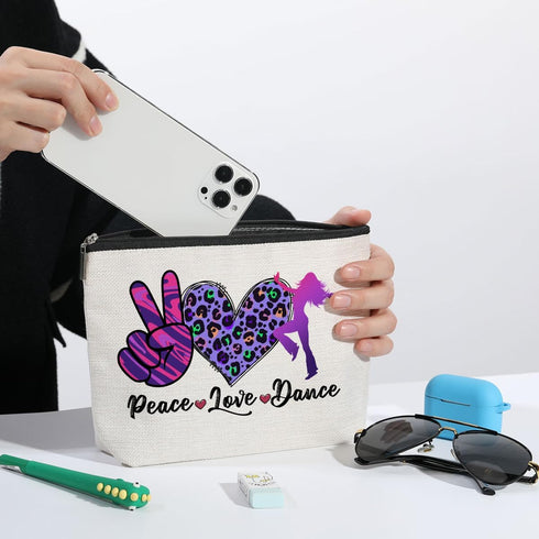 Dance Bag for Women, Makeup Organizer Gift for Dance Lovers, Graduation, Birthday, Recital, Teacher, Best Friends,