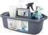 Cleaning Supplies Caddy, Portable Shower Basket Organizer with Handle, Plastic Bucket for Bathroom and Kitchen
