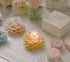 T-shin Candle,50G Jasmine Flower Shape Scented Multicolour Romantic Soy Wax Aesthetic Decorative Healing Candle