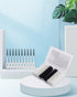 200 PCS Soft Dental Floss Picks with Case, Disposable Tooth Flossing Brush for Cleaning Teeth, Black Color