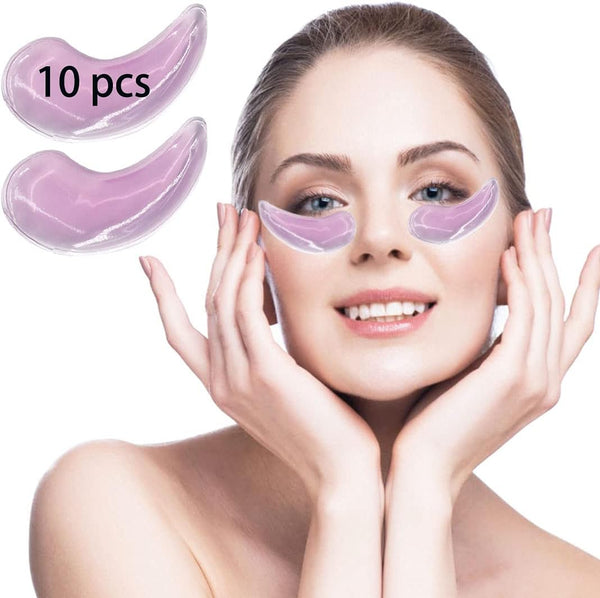 Reusable Gel Eye Ice Pack, Cooling Eye Pad for Eye Strain, Swelling, Redness, and Dark Circles (10PCS)