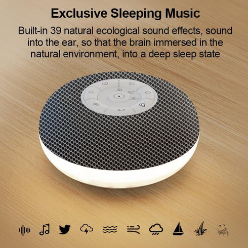 yewei 39 YEVIK Portable Sound Machine for Baby Sleep & Travel, Soothing Sounds with Night Light, USB-C Rechargeable