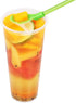 Set of 40 Hard Plastic Spoon Straws 9 Inch Detachable Kitchen Utensil for Coffee (4 Colors)