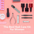 Manicure & Pedicure Complete Personal Care Kit for Women and Men, 6-Piece Grooming Set