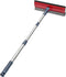 DSV Standard Professional Window Squeegee | 10" Soft Rubber Strip with 2-in-1 Window Cleaner Sponge & Telescopic
