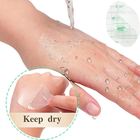 N-KONGJIAN 60 PCS Self Adhesive Invisible Heel Anti-Wear Sticker, Waterproof Foot Care Heel Protection Pad, Transparent