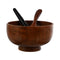 Wood Face Mask Mixing Bowl Set for Ladies, DIY Vintage Facial Skincare Clay Mixing Kit with Mask Spoon and Spatula Brush