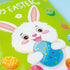 Lanfixilly 50 Easter Gift Bags with handles Colorful Pcs,Plastic Easters Eggs Bunny Goodie Candy Tote Favor Bag