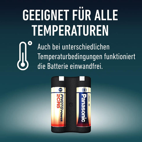 Panasonic 2CR5 Lithium Battery