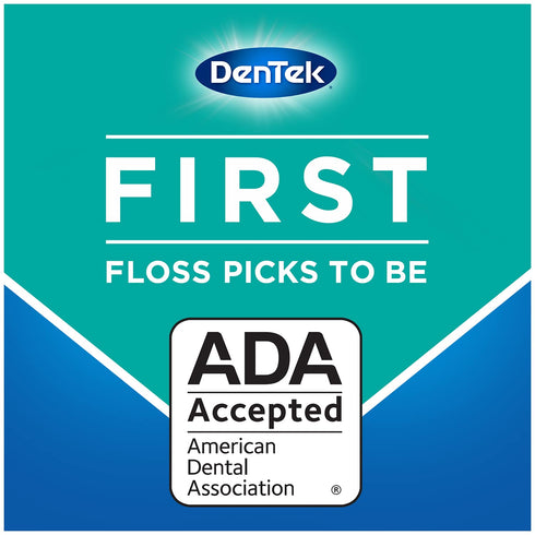 DenTek Comfort Clean Sensitive Gums Floss Picks - 75 Count (Pack of 6)