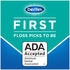 DenTek Comfort Clean Sensitive Gums Floss Picks - 75 Count (Pack of 6)
