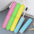 48PCS Portable Plastic Toothbrush Cases in Six Colors, Dust-proof Holder for Daily and Travel Use