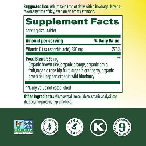 Immune 60 60 MegaFood Complex C - Vegan Vitamin C Support Supplement, Vitamin C Supplement Made with Real Food