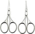 Nose Hair Trimmer Scissors - 3.4" Round Tip Scissors for Ear Eyebrow Beard Mustache Trimming - Multi-Purpose Beauty Tool